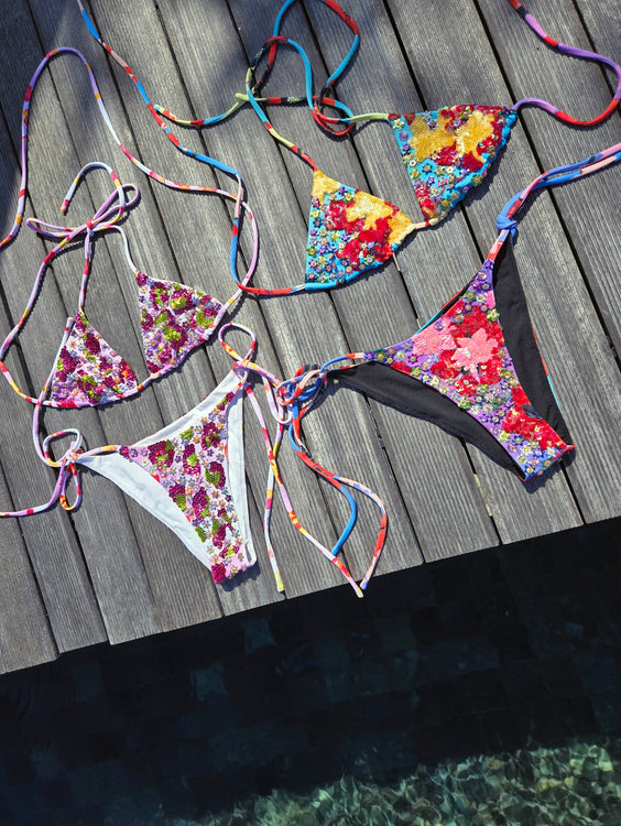 Hand-Sequined Elektra- Baby