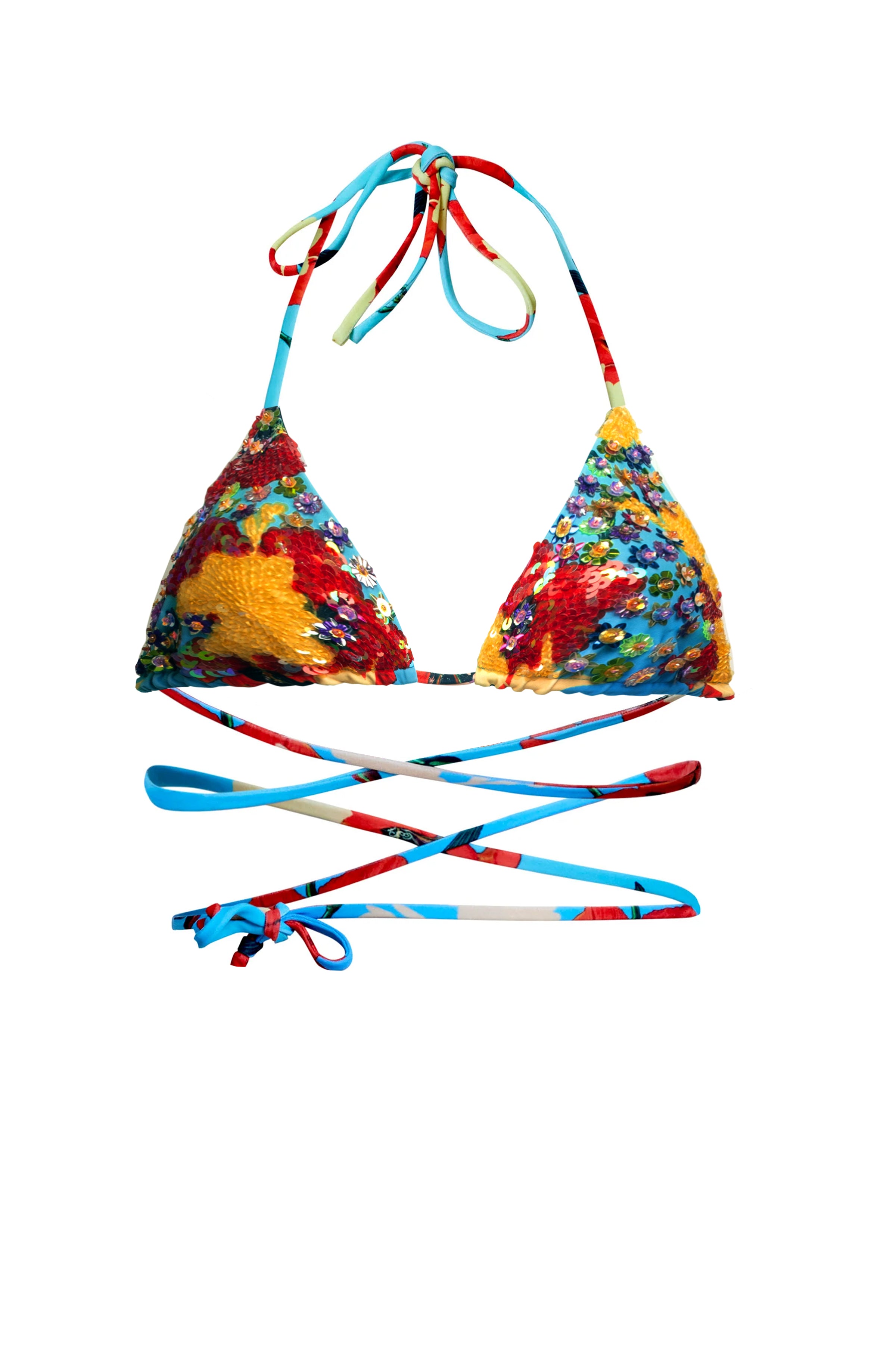 Hand-Sequined Svana - Desert Flower Hand-Sequined Svana - Desert Flower