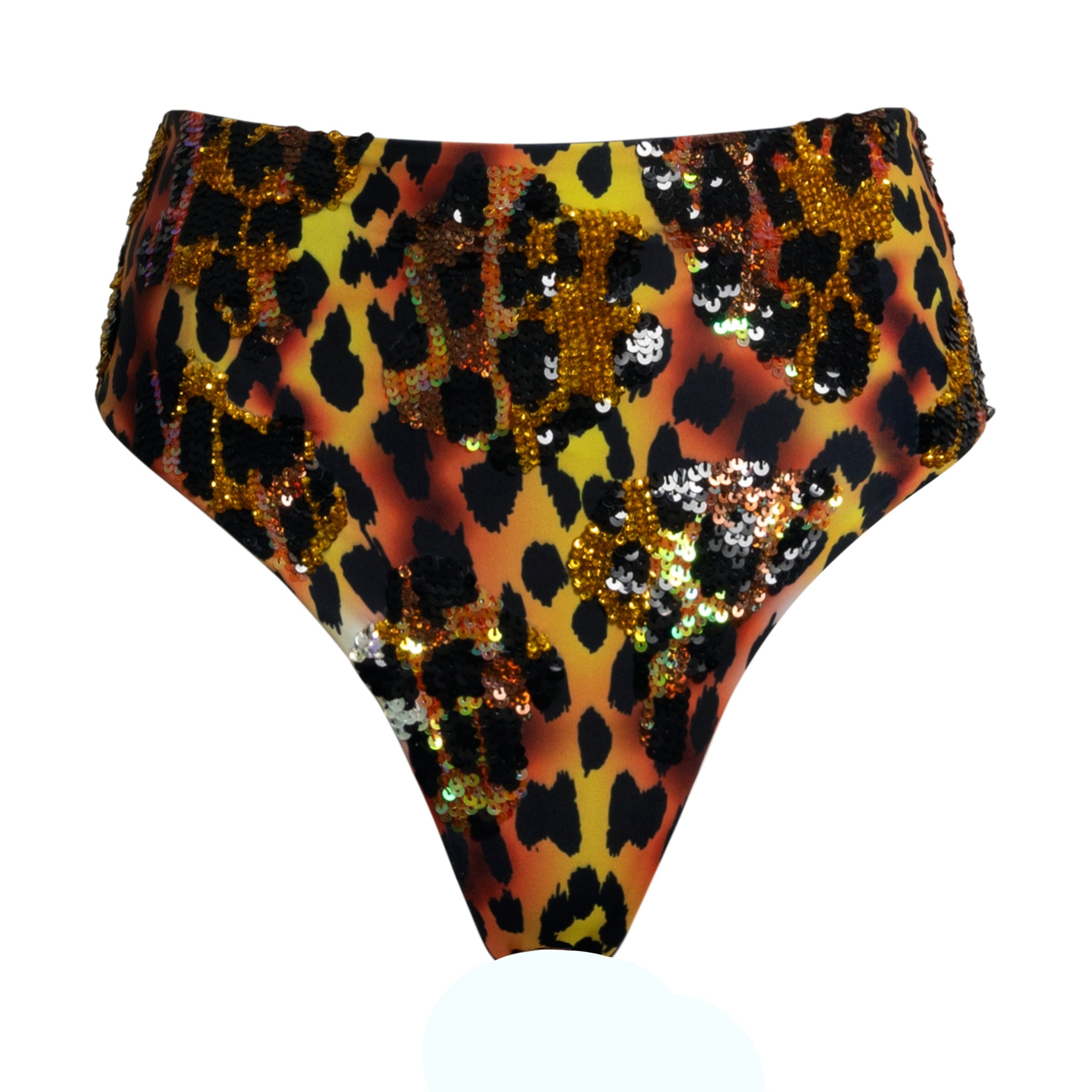 Hand-Sequined Venus - Leopard Hand-Sequined Venus - Leopard