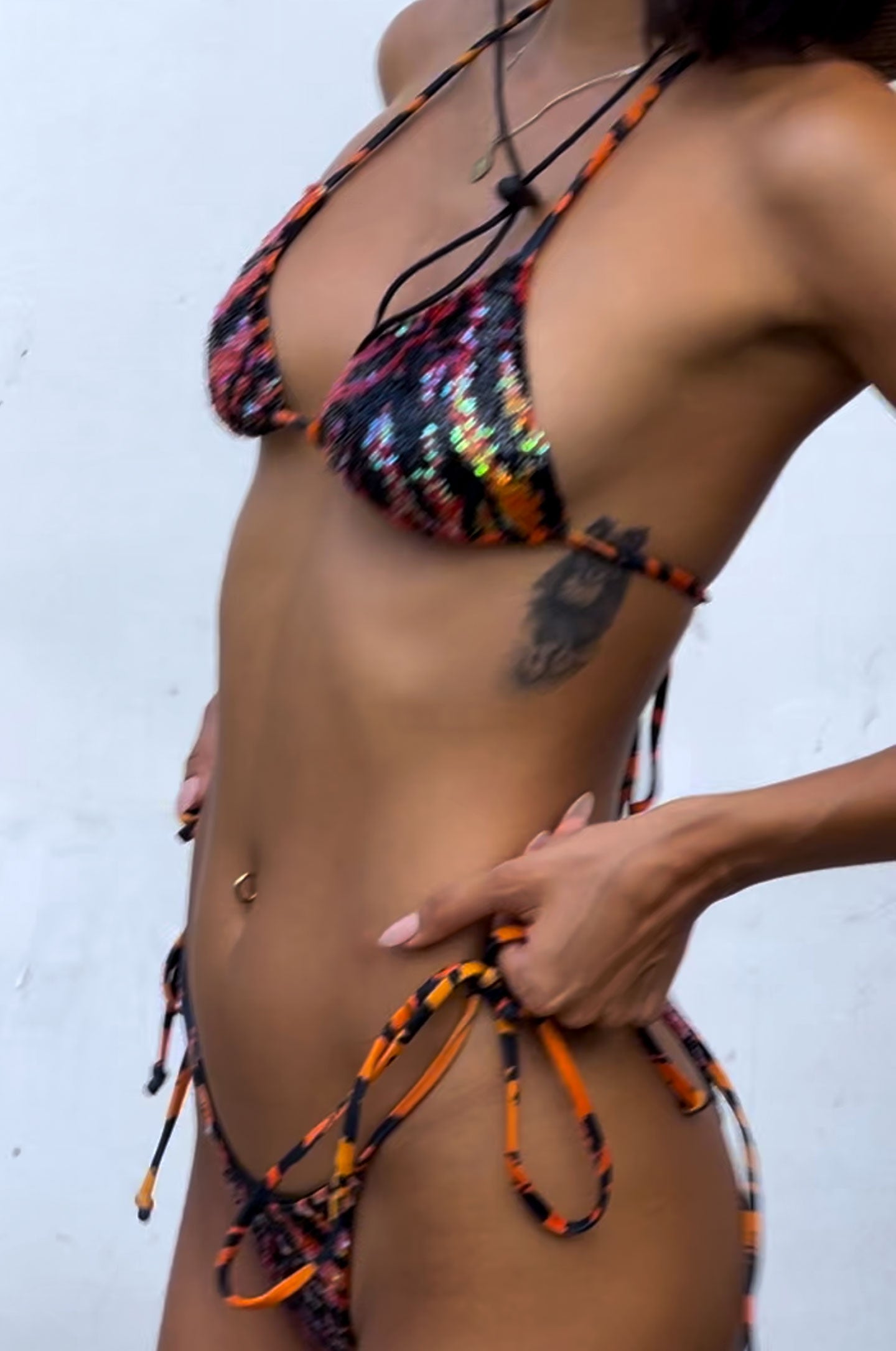 Hand-Sequined Elektra - Classic Tiger Hand-Sequined Elektra - Classic Tiger