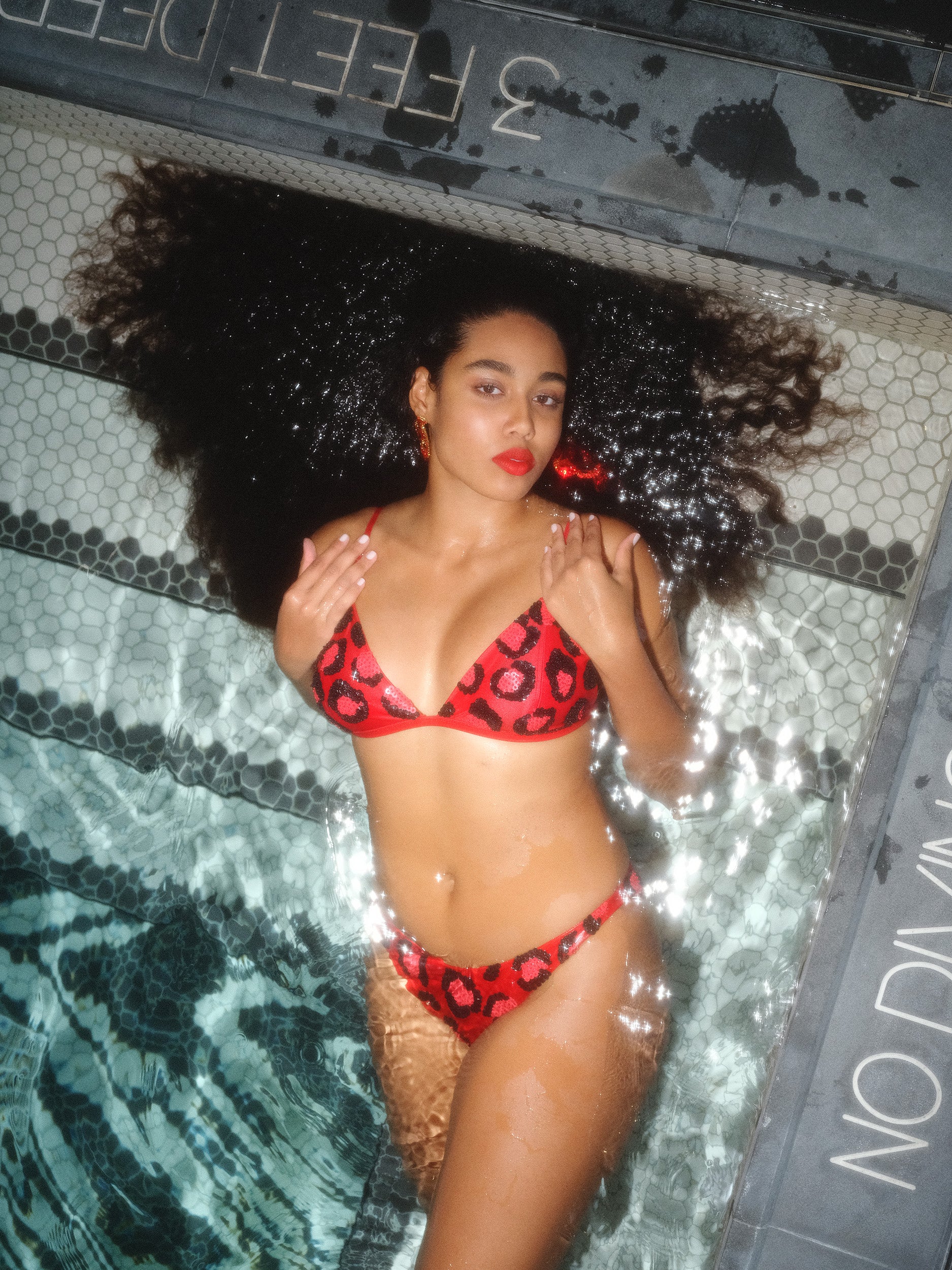 Siren Hipster Bottom - Red Leopard Siren Hipster Bottom - Red Leopard