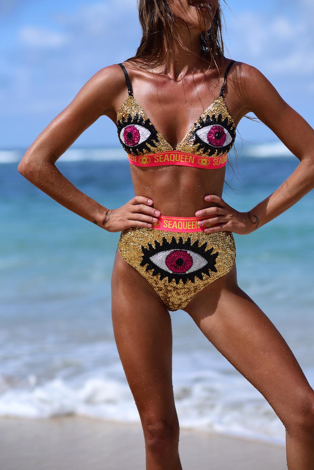 Ava Bra - Gold Evil Eye Ava Bra - Gold Evil Eye