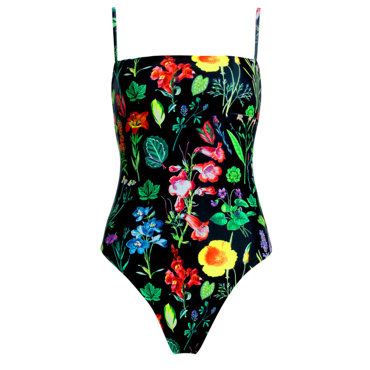 Lola - Black Botanical