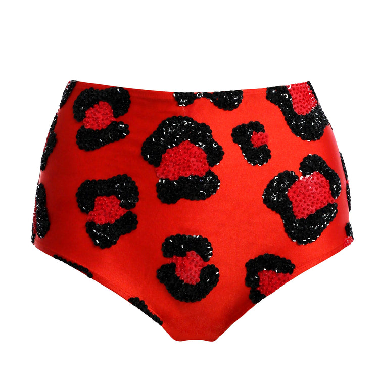 Athena High Rise - Red Leopard